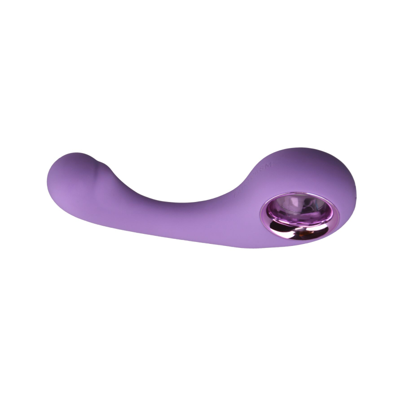 Вибратор для точки G – FairyGasm BraveryAward Violet – 9 режимов вибрации, гибкий корпус