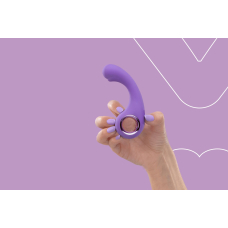 Вибратор для точки G – FairyGasm BraveryAward Violet – 9 режимов вибрации, гибкий корпус