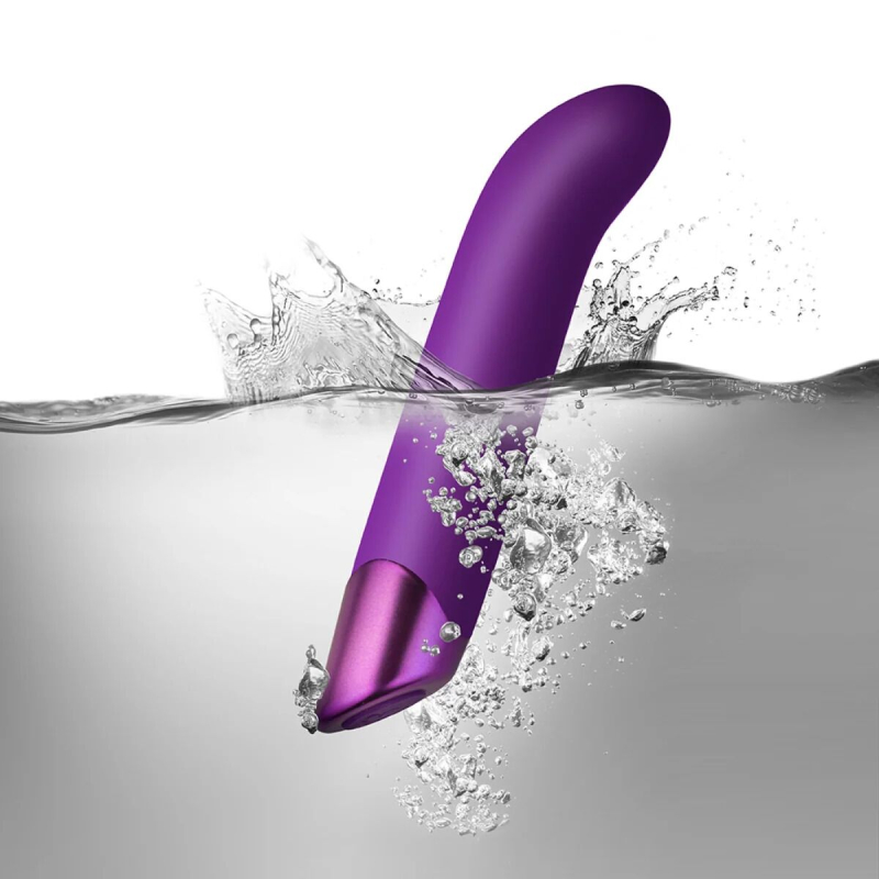 Вібратор для точки G – Rocks Off Chaiamo G Purple – 10 режимів, водозахист