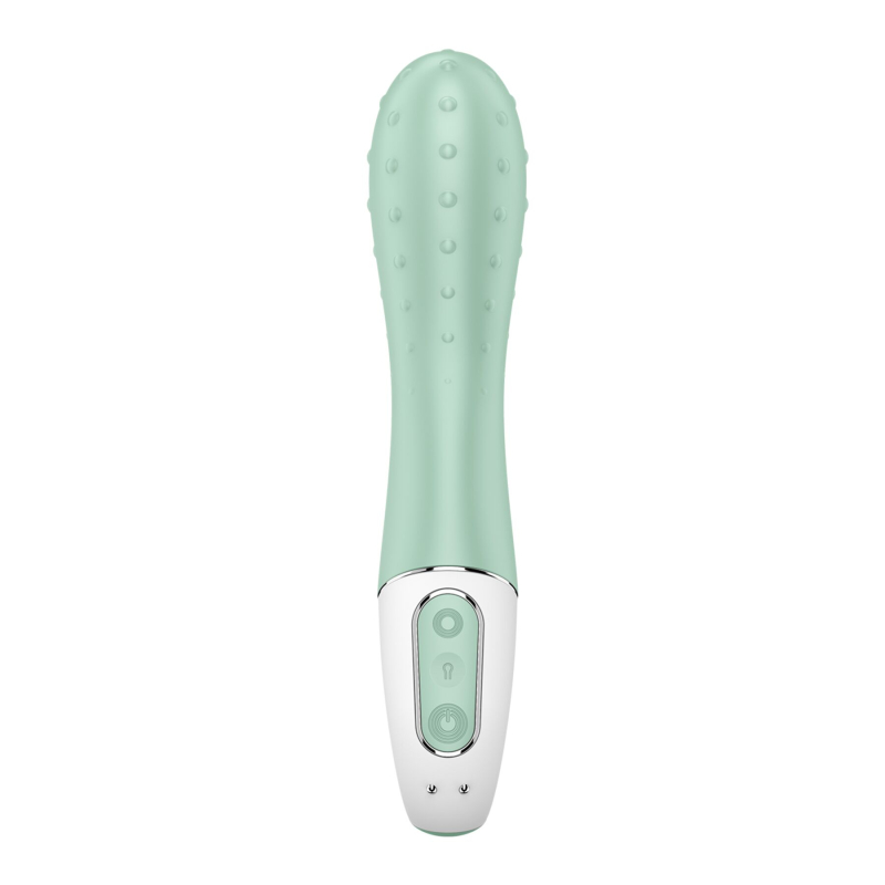 Вибратор для точки G – Satisfyer Air Pump Vibrator 3, функция надувания, 12 вибро-режимов