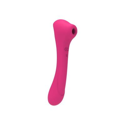 Вібратор і вакуумний стимулятор 2в1 – Alive Quiver Magenta Pink – 10 режимів стимуляцій + 10 вібрацій
