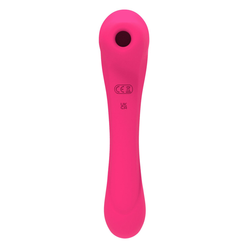 Вібратор і вакуумний стимулятор 2в1 – Alive Quiver Magenta Pink – 10 режимів стимуляцій + 10 вібрацій