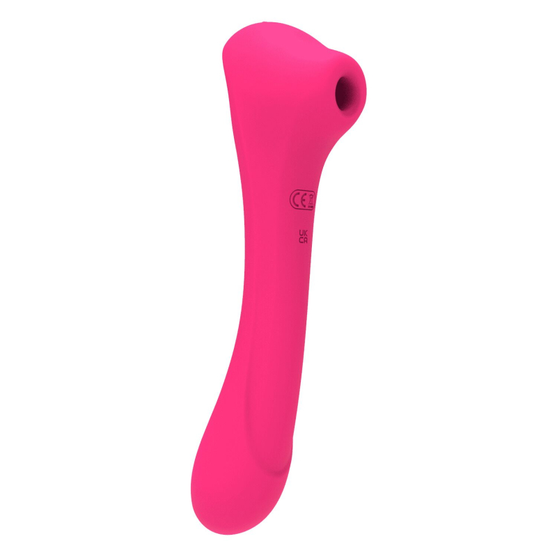 Вібратор і вакуумний стимулятор 2в1 – Alive Quiver Magenta Pink – 10 режимів стимуляцій + 10 вібрацій