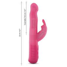 Вібратор-кролик – Dorcel Baby Rabbit Magenta 2.0 – з перлинним масажем і головкою, що обертається
