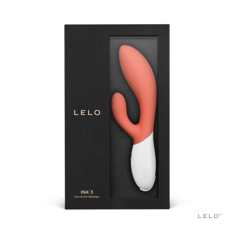 Вібратор-кролик – LELO Ina 3 Coral – 10 унікальних режимів вібрації