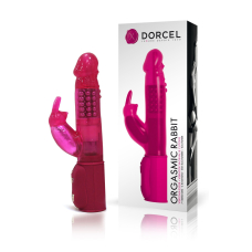 Вібратор-кролик з перлинним масажем – Dorcel Orgasmic Rabbit Pink – 7 вібро-режимів та 6 режимів обертання