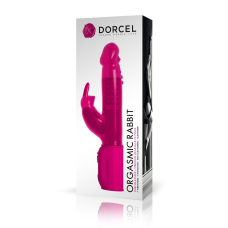 Вібратор-кролик з перлинним масажем – Dorcel Orgasmic Rabbit Pink – 7 вібро-режимів та 6 режимів обертання