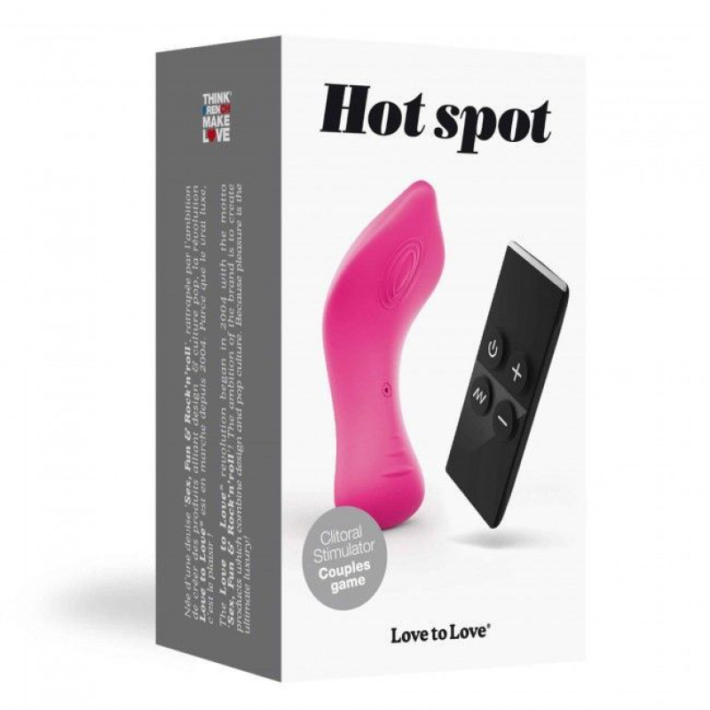 Вібратор – Love To Love HOT SPOT – пульт ДК, підходить у трусики