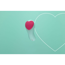 Вібратор у трусики – FairyGasm HeartGem Green – магнітне кріплення, пульт, подвійна стимуляція, 9 режимів