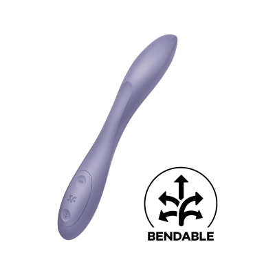 Вібратор з гнучким стовбуром – Satisfyer G-Spot Flex 2 – 12 режимів вібрації, водозахист IPX7