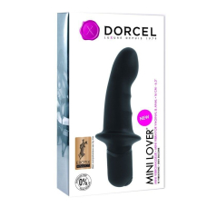 Вібратор з обмежувачем Dorcel Mini Lover Black – для стимуляцію точки G у жінок та масажу простати у чоловіків