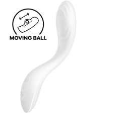 Вибратор с перлинной стимуляцией точки G – Satisfyer Rrrolling Pleasure White – 7 скоростей, 12 режимов вибрации