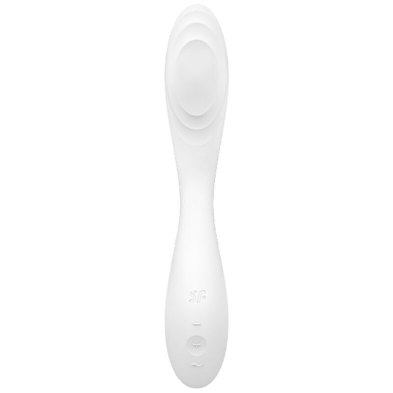 Вибратор с перлинной стимуляцией точки G – Satisfyer Rrrolling Pleasure White – 7 скоростей, 12 режимов вибрации