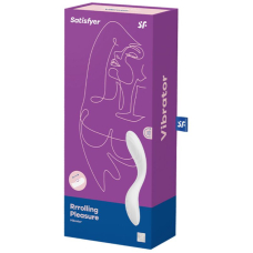 Вибратор с перлинной стимуляцией точки G – Satisfyer Rrrolling Pleasure White – 7 скоростей, 12 режимов вибрации