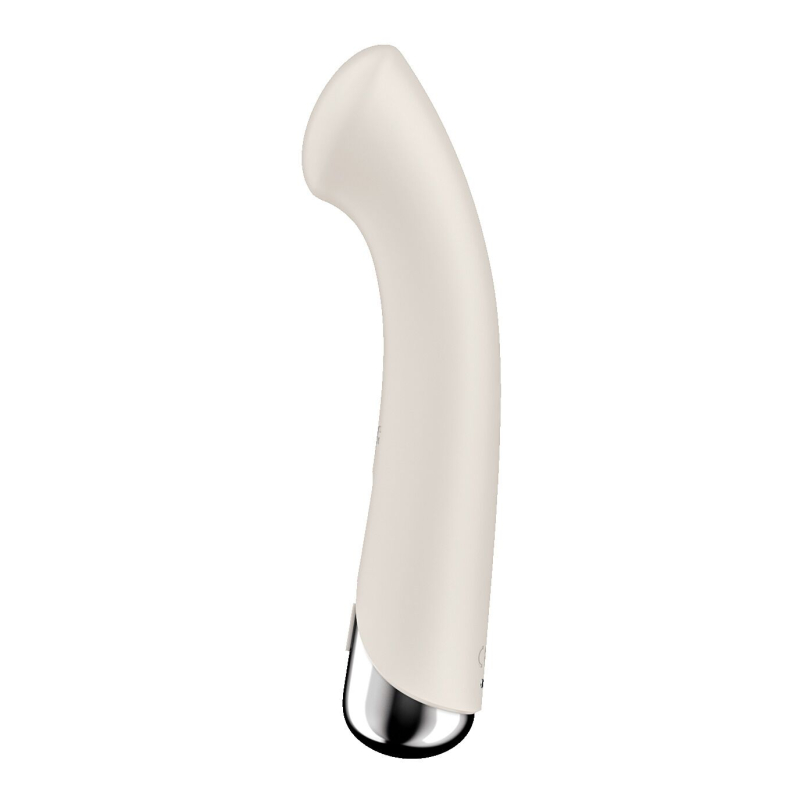 Вибратор с ротацией для точки G – Satisfyer Spinning G-Spot 1 Beige – 12 виброрежимов, 5 настроек ротации