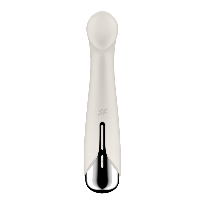 Вибратор с ротацией для точки G – Satisfyer Spinning G-Spot 1 Beige – 12 виброрежимов, 5 настроек ротации