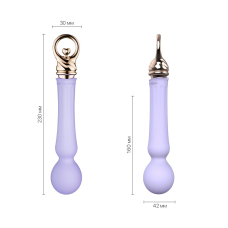Вібромасажер для точки G з підігрівом до 42°– Zalo Sweet Magic Confidence Wand Fantasy Violet – 8 вібро-режимів