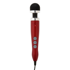 Вибромассажер микрофон DOXY Die Cast 3 Candy Red – очень мощный, питание 220В, металлический корпус, 3-метровый кабель