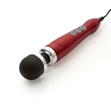 Вибромассажер микрофон DOXY Die Cast 3 Candy Red – очень мощный, питание 220В, металлический корпус, 3-метровый кабель
