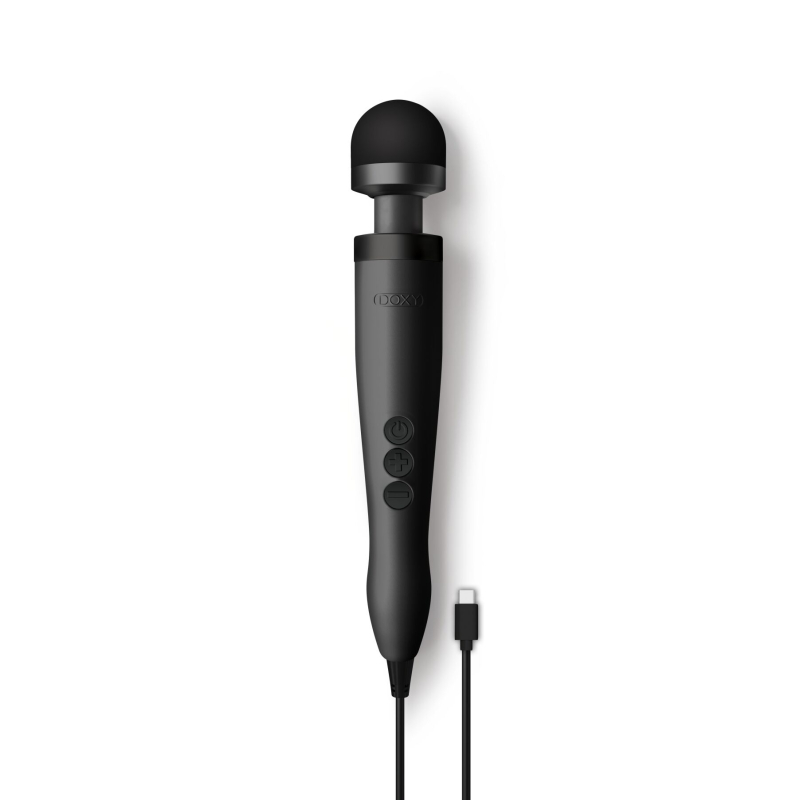 Вибромассажер-микрофон - DOXY3 Massager, черного цвета (Matte Black)