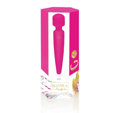 Вибромассажер – RIANNE S Bella Mini Wand Rose – 3 уровня вибрации + 7 ритмов