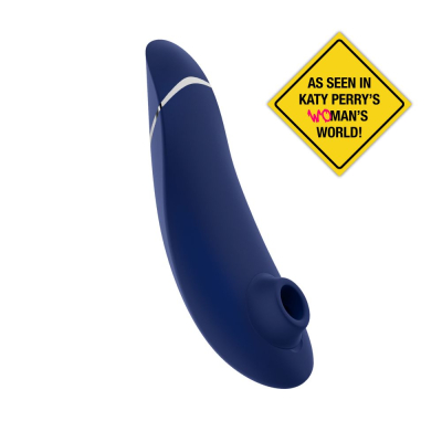 Womanizer Premium 2 Blueberry – Вакуумный клиторальный стимулятор с функциями Autopilot, Smart Silence