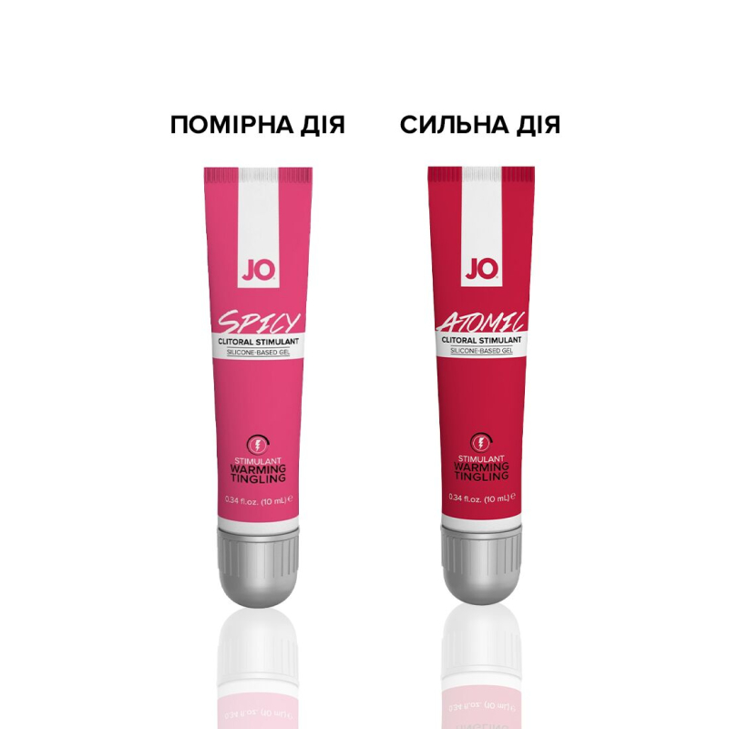 Возбуждающий гель для клитора JO SPICY WARMING (10 мл), согревающий