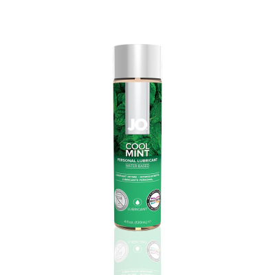 Змазка на водній основі JO H2O – Cool Mint (120 мл) без цукру, рослинний гліцерин