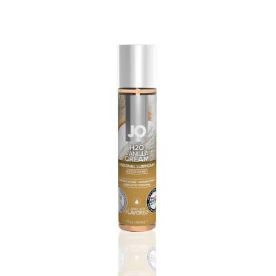 Змазка на водній основі JO H2O – Vanilla Cream (30 мл) без цукру, рослинний гліцерин