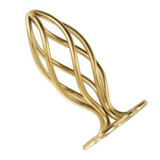 Анальна пробка LOCKINK SEVANDA Hollow Spiral Golden Metal Anal Plug - M size