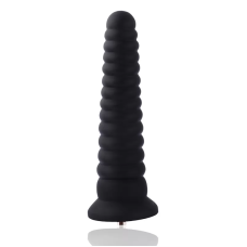 Анальний дилдо для секс-машин Hismith Tower Shape Anal Toy, система KlicLok, довжина 25.5 см