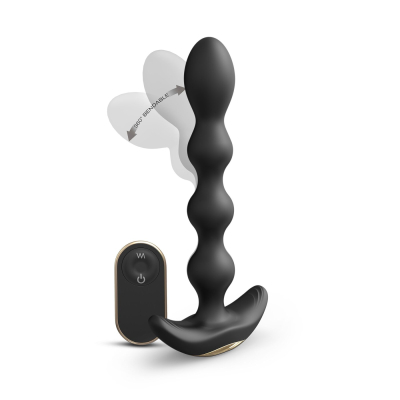 Анальный вибратор-ожерелье Dorcel FLEXI BALLS, гибкий ствол, пульт ДК