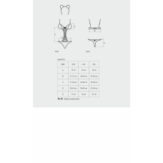 Эротический костюм гепарда Obsessive Gepardina 3 pcs costume S/M, черный, с меховым отделкой, монокини