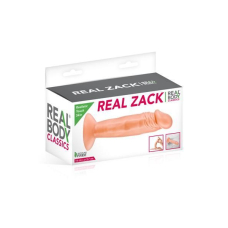Фалоімітатор Real Body – Real Zack Flesh, TPE, довжина 16 см, діам. 3.7 см