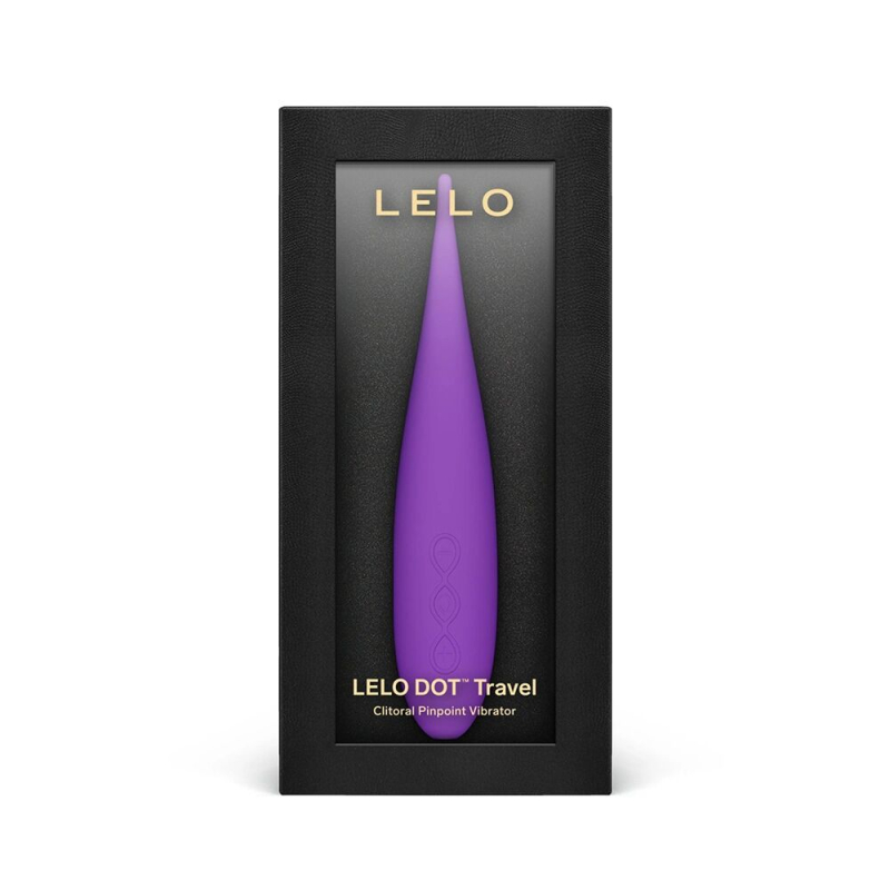 Кліторальний вібратор LELO DOT Travel, фіолетового кольору