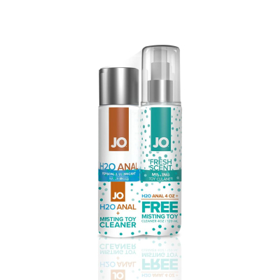 Комплект JO GWP – ANAL H2O Lubricant 120 мл + Misting Toy Cleaner 120 мл