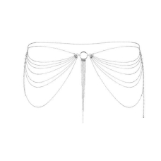 Ланцюжок трусики або ліф Bijoux Indiscrets Magnifique Waist Chain – silver, прикраса на тіло