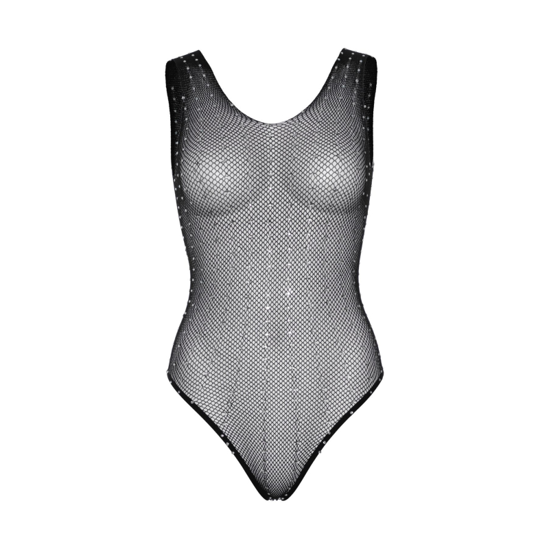 Leg Avenue Rhinestone fishnet bodysuit OS Чорний колір