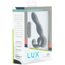 Массажер простаты Lux Active LX1 Anal Trainer 5.75″, Dark Blue, виброкуля в комплекте