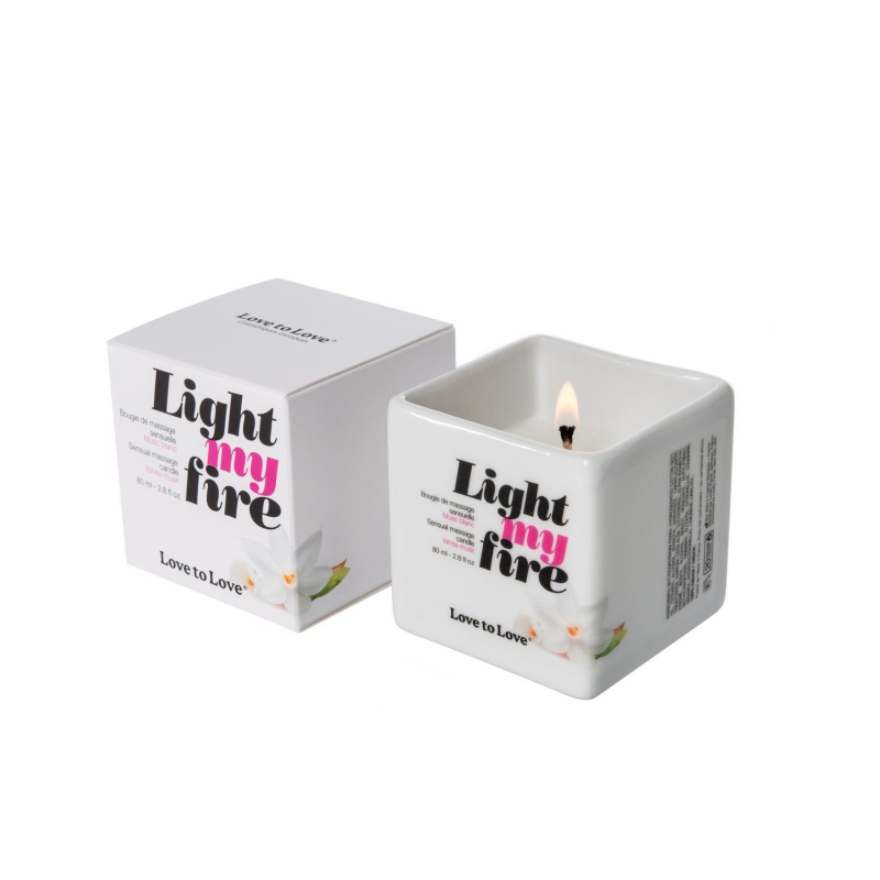 Массажная свеча Love To Love LIGHT MY FIRE Musc (80 мл) без парабенов и консервантов