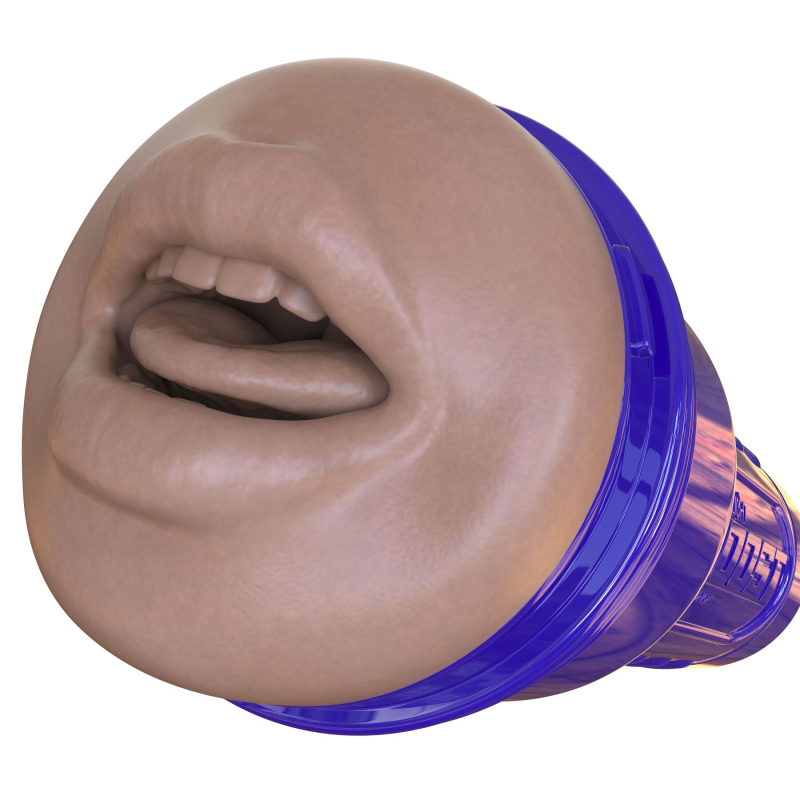 Мастурбатор ротик + плаваючі кільця Turbo Tech – Fleshlight Boost Blow Light Medium Flesh