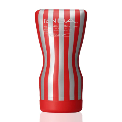 Мастурбатор для члена у м’якому чохлі Tenga Soft Case Cup