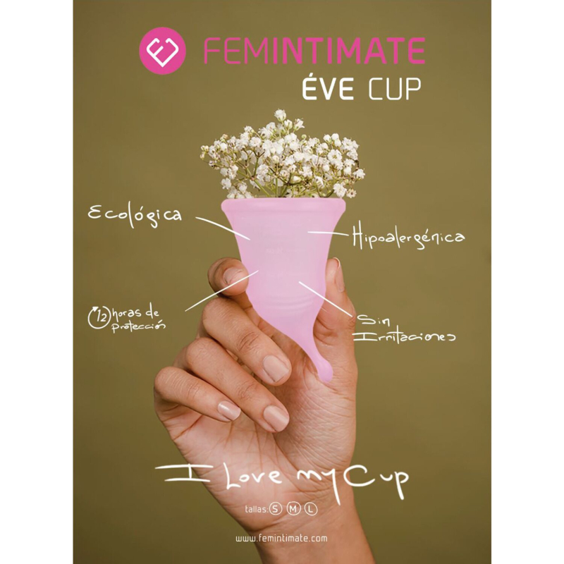 Менструальна чаша Femintimate Eve Cup New розмір L, об’єм – 50 мл, ергономічний дизайн
