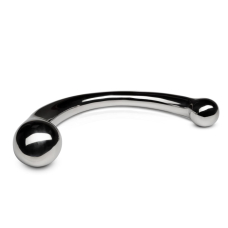 Великий металевий дилдо Sinner Gear Unbendable The Curvey G-Spot Metal Dildo, довжина 27 см