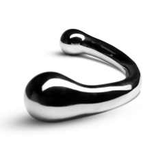 Великий металевий дилдо Sinner Gear Unbendable The Curvey G-Spot Metal Dildo, довжина 27 см