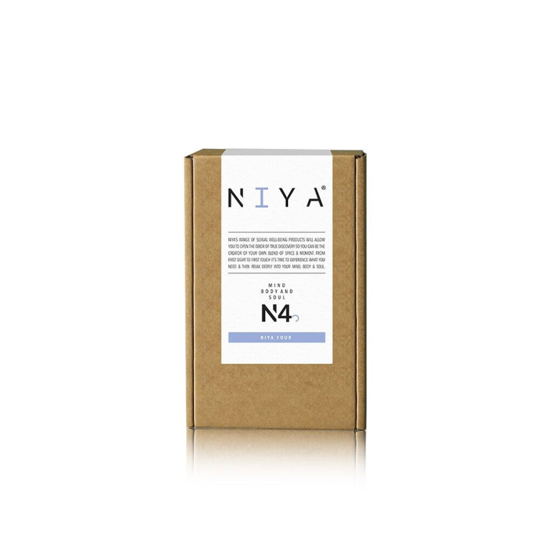 Мини вибромассажер для пар – NIYA 4 – нежные рифленые кончики, 10 вибро-режимов, подсвечиваемая база для зарядки