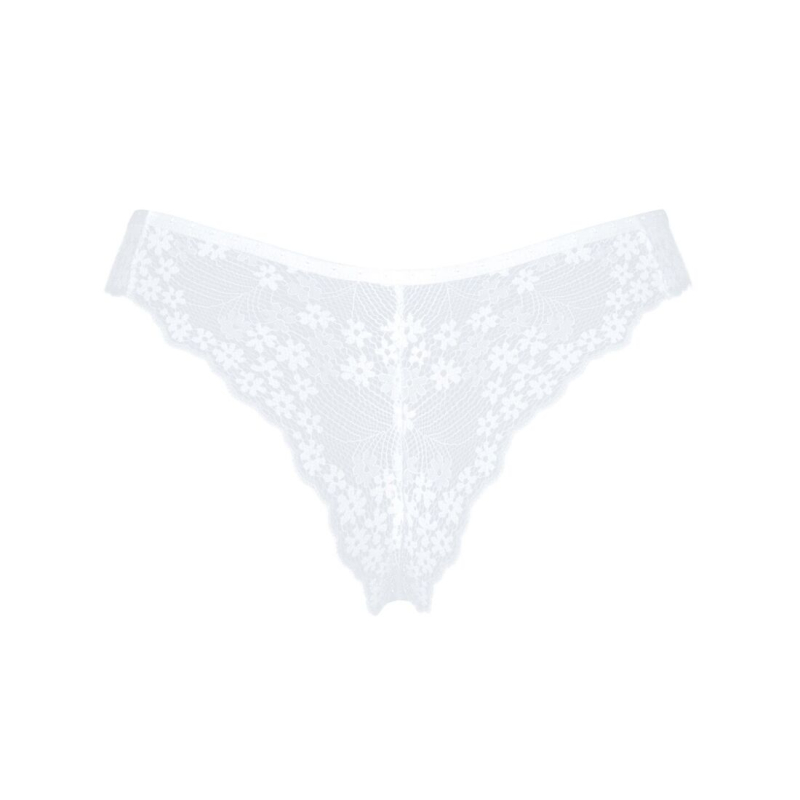 Полупрозрачные трусики Obsessive Heavenlly panties XL/2XL, открытые ягодицы