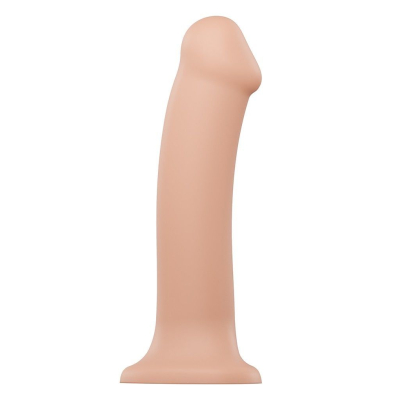 Насадка для страпону Strap-On-Me Dual Density Dildo Flesh XL, диаметр 4.5 см, двуслойная, гибкая