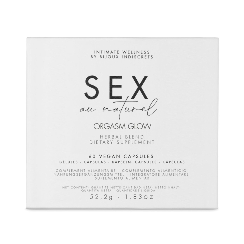 Натуральная пищевая добавка для повышения либидо Bijoux Indiscrets Sex au Naturel – Orgasm Glow