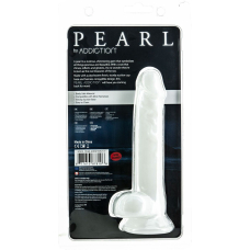 Реалистичный фаллоимитатор ADDICTION Pearl by Addiction, длина 19.5 см, с присоской